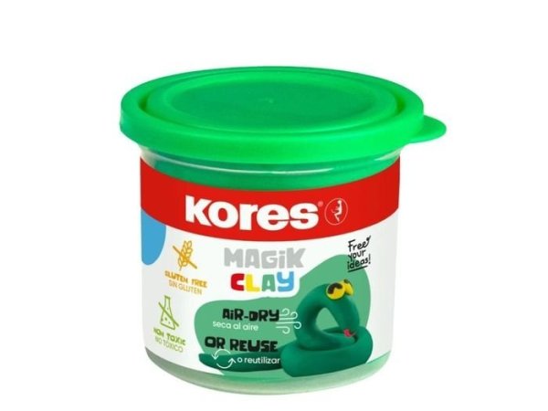 Kores Lehká modelovací hmota Magik Clay 40 g – zelená