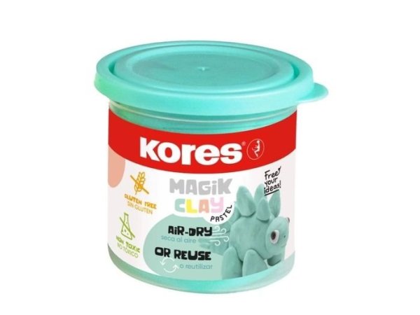Kores Lehká modelovací hmota Magik Clay Pastel 40 g – tyrkysová