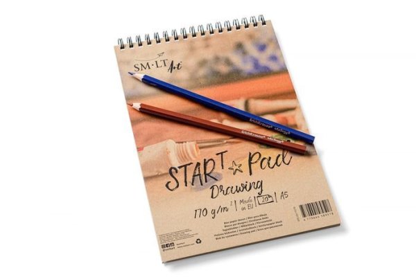 SMLT art Blok na kresbu START, A5, 20 listů, 170g/m2