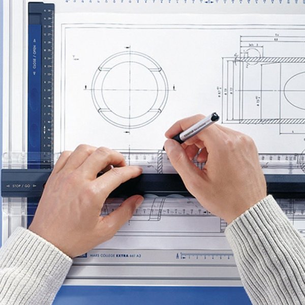 Staedtler Rýsovací deska A4, paralelní lišta na kreslení
