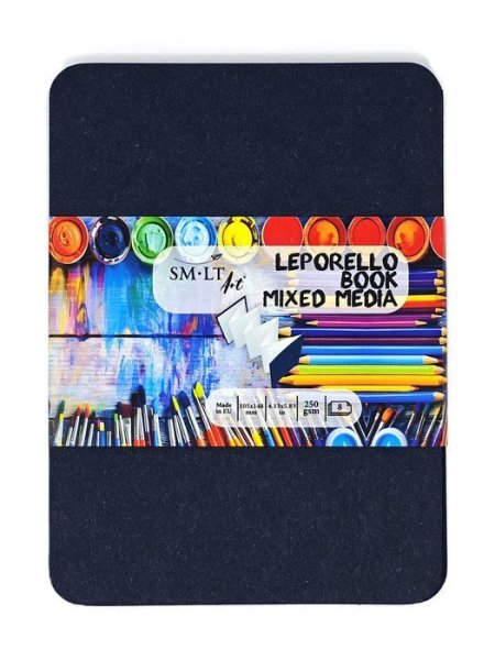 SMLT art Leporelo 105x148, Mix media, 250 g/m2, 8 listů