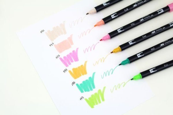 Tombow sada oboustranných fixů 6ks GARDEN (limitovaná edice)