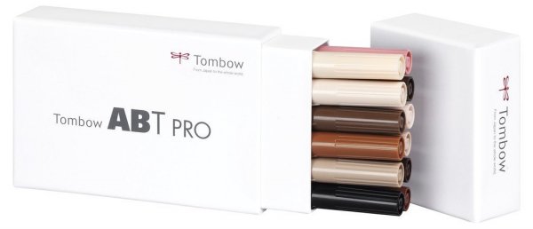 Tombow Set obostranih flomastera na bazi alkohola ABT PRO – Portrait set, 12 kom.