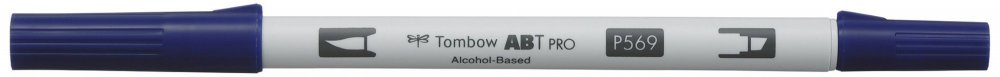 Tombow Obostrani flomaster na bazi alkohola ABT PRO, jet blue