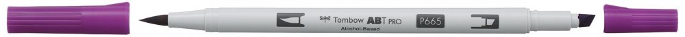 Tombow Obostrani flomaster na bazi alkohola ABT PRO, purple