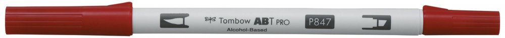 Tombow Obostrani flomaster na bazi alkohola ABT PRO, crimson