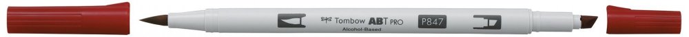 Tombow Obostrani flomaster na bazi alkohola ABT PRO, crimson