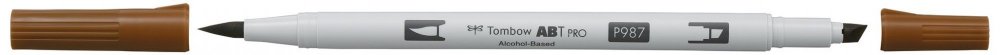 Tombow Obostrani flomaster na bazi alkohola ABT PRO, bronze