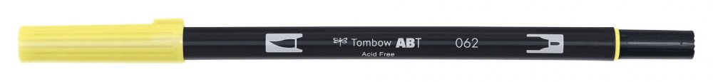 Tombow Obostrani flomaster ABT Dual Brush Pen, pale yellow