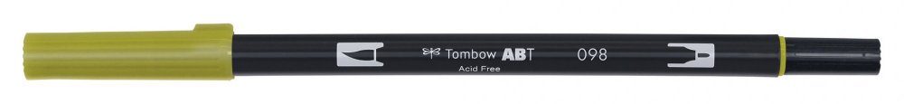 Tombow Obostrani flomaster ABT Dual Brush Pen, avocado