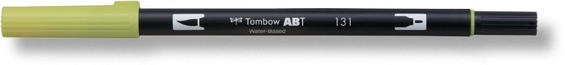 Tombow Obostrani flomaster ABT Dual Brush Pen, lemon lime