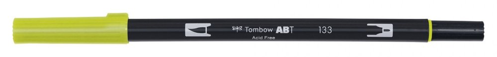 Tombow Obostrani flomaster ABT Dual Brush Pen, chartreuse