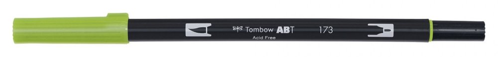 Tombow Obostrani flomaster ABT Dual Brush Pen, willow green