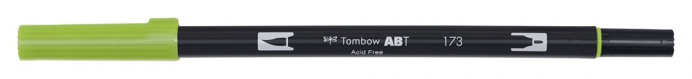 Tombow Obostrani flomaster ABT Dual Brush Pen, willow green