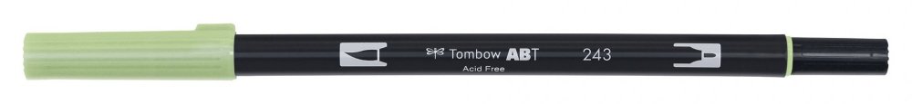 Tombow Obostrani flomaster ABT Dual Brush Pen, mint
