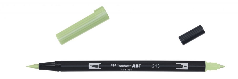 Tombow Obostrani flomaster ABT Dual Brush Pen, mint