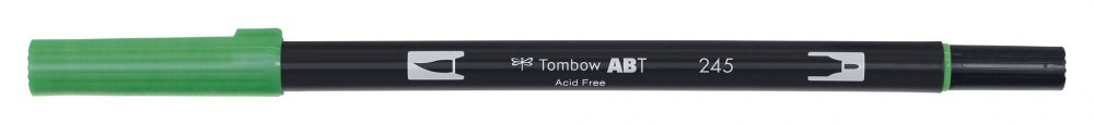 Tombow Obostrani flomaster ABT Dual Brush Pen, sap green