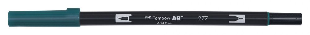 Tombow Obostrani flomaster ABT Dual Brush Pen, dark green