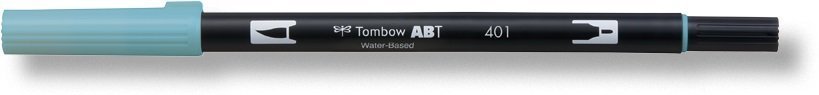 Tombow Obostrani flomaster ABT Dual Brush Pen, aqua