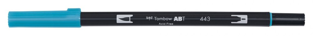 Tombow Obostrani flomaster ABT Dual Brush Pen, turquoise