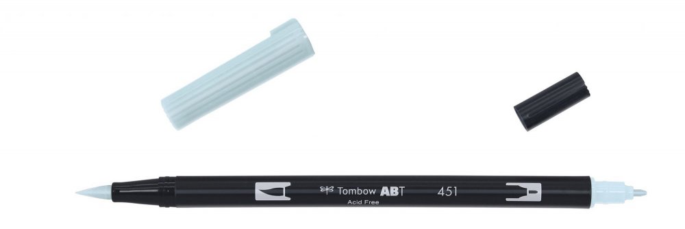 Tombow Obostrani flomaster ABT Dual Brush Pen, sky blue