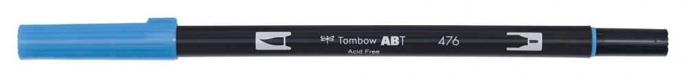 Tombow Obostrani flomaster ABT Dual Brush Pen, cyan