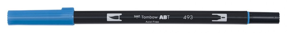 Tombow Obostrani flomaster ABT Dual Brush Pen, reflex blue