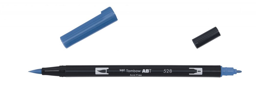 Tombow Obostrani flomaster ABT Dual Brush Pen, navy blue