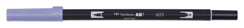Tombow Obostrani flomaster ABT Dual Brush Pen, periwinkle
