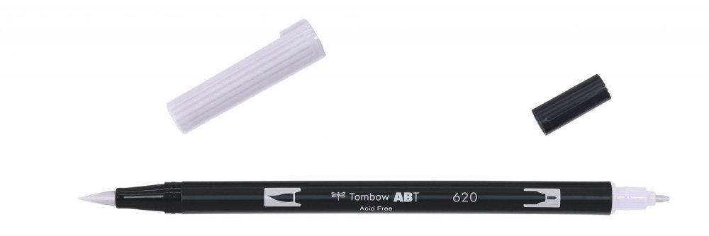 Tombow Obostrani flomaster ABT Dual Brush Pen, lilac