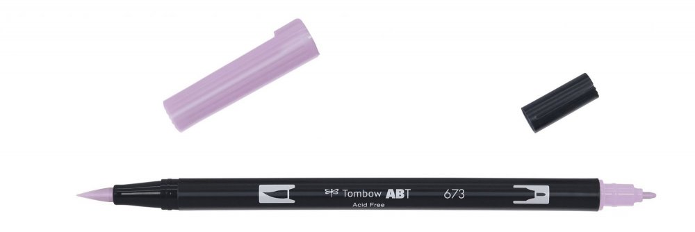 Tombow Obostrani flomaster ABT Dual Brush Pen, orchid