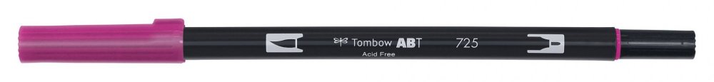 Tombow Obostrani flomaster ABT Dual Brush Pen, rhodamine red