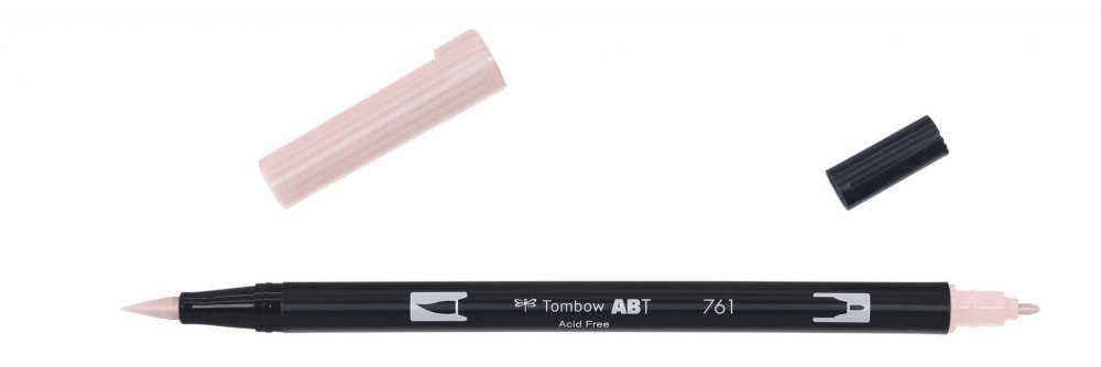 Tombow Obostrani flomaster ABT Dual Brush Pen, carnation