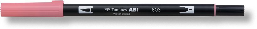 Tombow Obostrani flomaster ABT Dual Brush Pen, pink punch