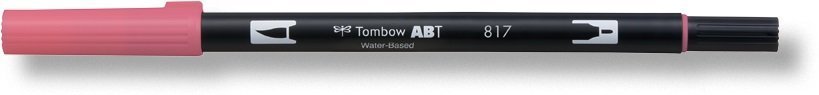 Tombow Obostrani flomaster ABT Dual Brush Pen, mauve
