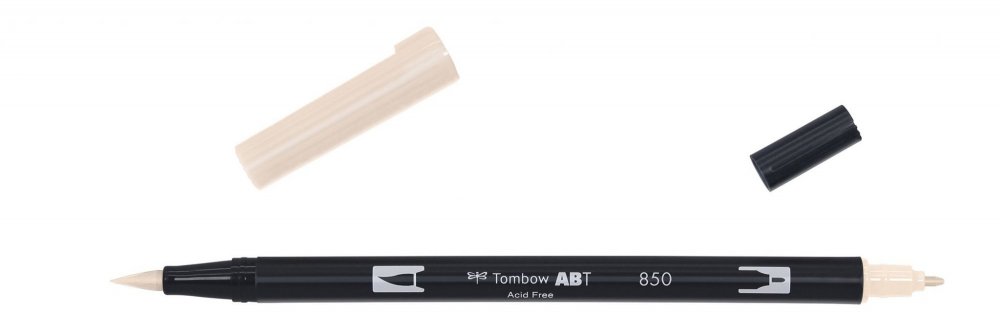 Tombow Obostrani flomaster ABT Dual Brush Pen, flesh
