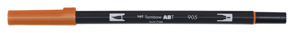 Tombow Obostrani flomaster ABT Dual Brush Pen, red