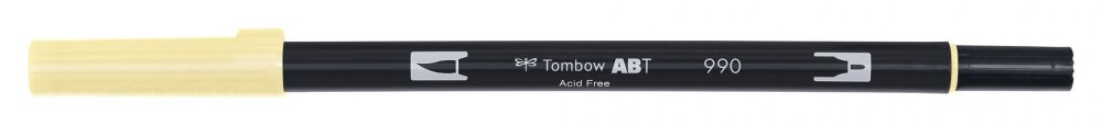 Tombow Obostrani flomaster ABT Dual Brush Pen, light sand
