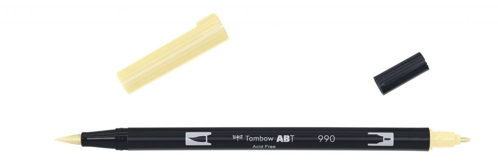Tombow Obostrani flomaster ABT Dual Brush Pen, light sand