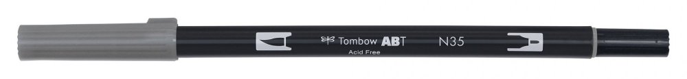 Tombow Obostrani flomaster ABT Dual Brush Pen, cool grey12