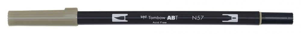 Tombow Obostrani flomaster ABT Dual Brush Pen, warm grey5