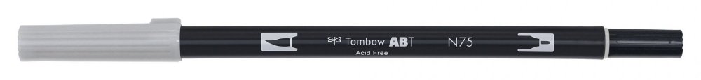 Tombow Obostrani flomaster ABT Dual Brush Pen, cool grey3
