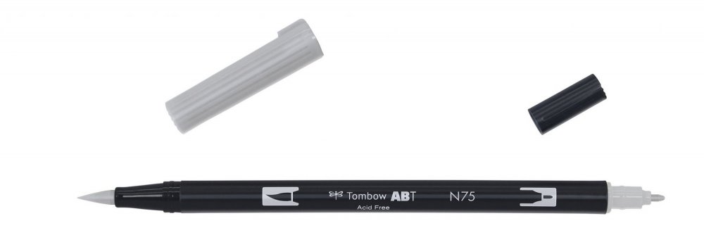 Tombow Obostrani flomaster ABT Dual Brush Pen, cool grey3
