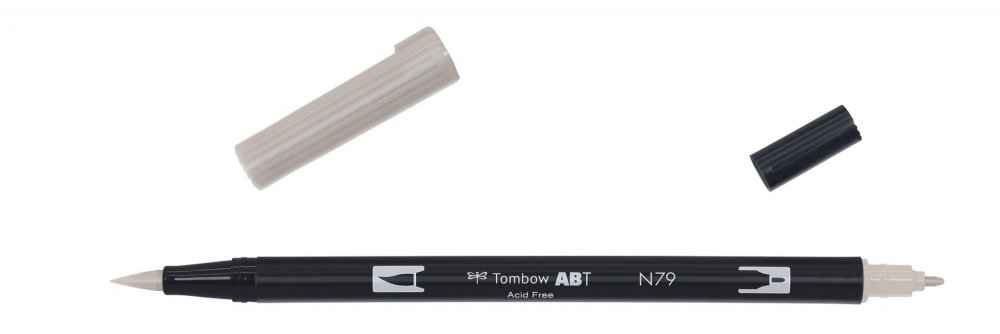 Tombow Obostrani flomaster ABT Dual Brush Pen, warm grey2