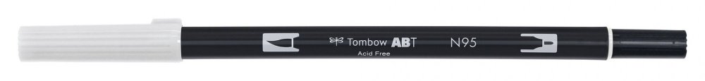 Tombow Obostrani flomaster ABT Dual Brush Pen, cool grey1