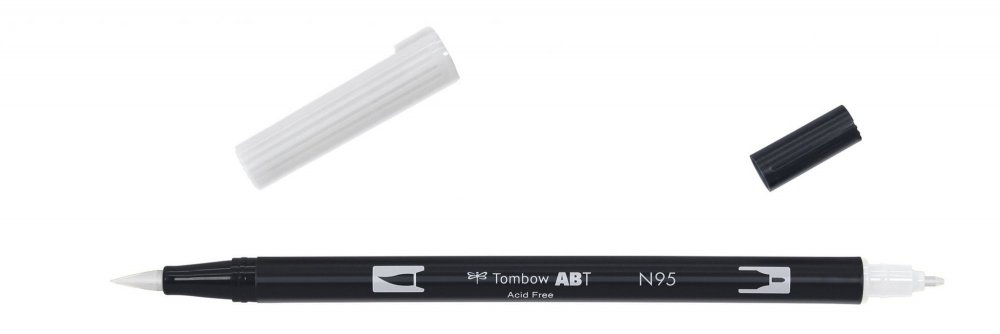 Tombow Obostrani flomaster ABT Dual Brush Pen, cool grey1