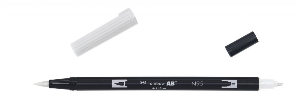 Tombow Set obostranih flomastera ABT Dual Brush Pen – Gray colors, 6 kom.