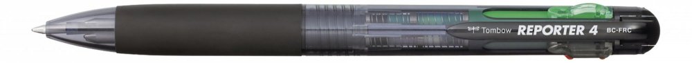 Tombow Četvretobojna kemijska olovka Reporter 4 prozirno crna