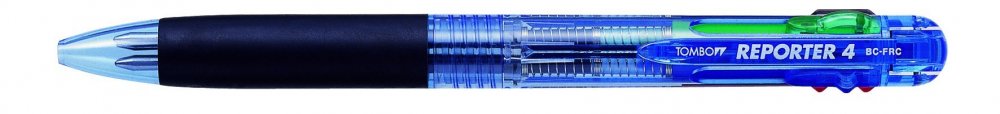 Tombow Četvretobojna kemijska olovka Reporter 4 prozirno plava