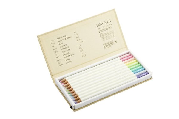 Tombow Irojiten sada pastelek 10ks - Volume 7 - Very pale tone III
